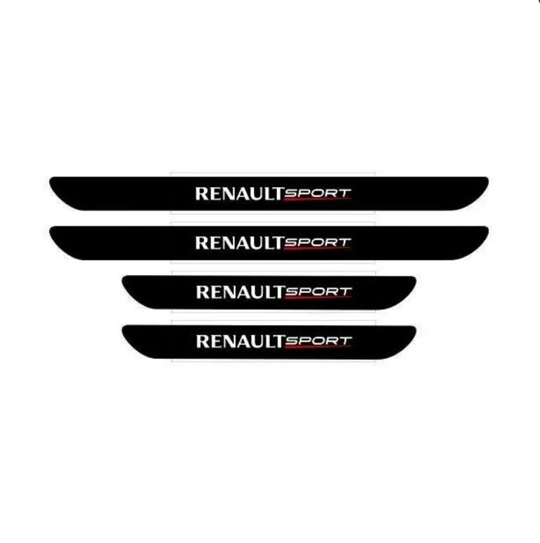 Set 4 stickere protectie praguri pentru Renault Sport, Creative Rey®