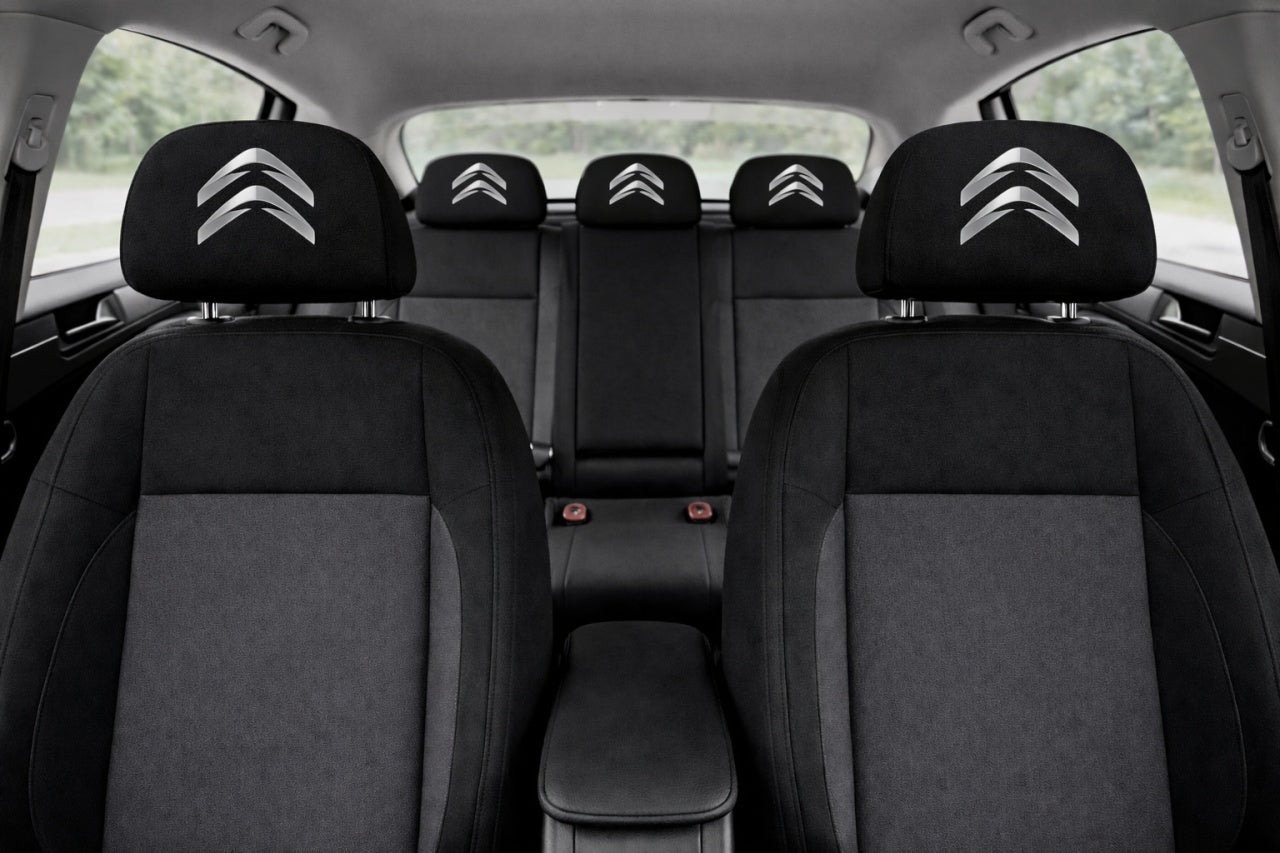 Set 5 huse tetiere negre, pentru gama auto CITROEN