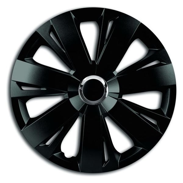 DÍSZTÁR KÉSZLET 15"-OS FÉM FEKETE KRÓM GYŰRŰVEL