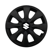 Set 4 capace roti potrivite jantelor de 15 inch compatibile SUZUKI, Model - 316 Black Edition