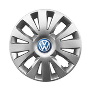 Set 4 capace roti potrivite jantelor de 15 inch compatibile gama VOLKSWAGEN model - 324, Sigla Albastra