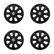 Set 4 capace roti potrivite jantelor de 15 inch compatibile VOLKSWAGEN, Model - 316 Black Edition