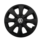 Set 4 capace roti potrivite jantelor de 15 inch compatibile VOLKSWAGEN, Model - 316 Black Edition