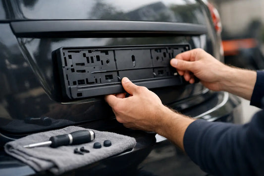 Instalare suport numar auto fara batai de cap