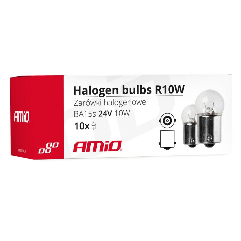 Becuri cu halogen R10W BA15s 24V 10buc