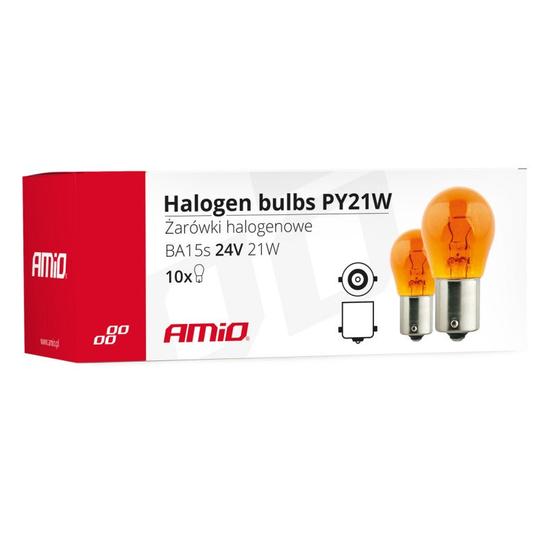 Becuri cu halogen PY21W BA15s 24V 21W CHHLIBUN