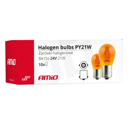 Becuri cu halogen PY21W BA15s 24V 21W CHHLIBUN