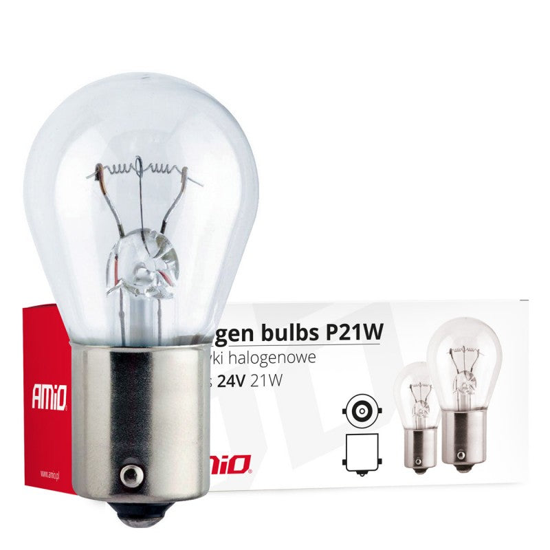 Becuri cu halogen P21W BA15s 24V 10buc