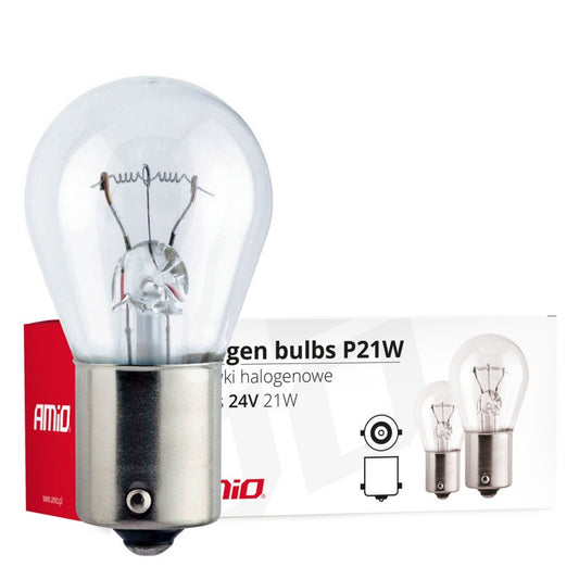 Becuri cu halogen P21W BA15s 24V 10buc