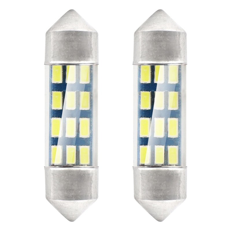 Set becuri auto C5W C10W C3W , Sofit 36mm Alb 12V