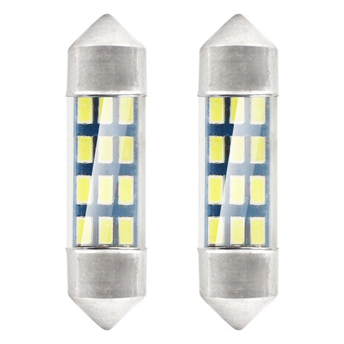 Set becuri auto C5W C10W C3W , Sofit 36mm Alb 12V