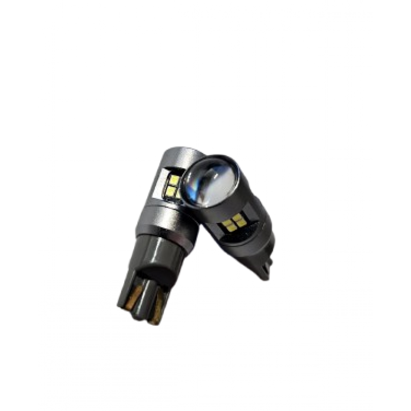 Led T10 16 Smd Can 9-30V cu lupa , LED 011