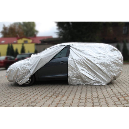 Husa auto cu fermoar argintie ,marime M