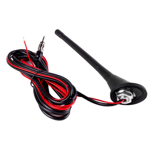 Antenă auto cu amplificator, 18 cm