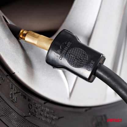 Compresor auto, AComp-4, metalic, 2 cilindri, 12V, premium