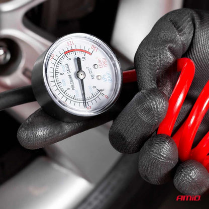 Compresor auto, AComp-4, metalic, 2 cilindri, 12V, premium
