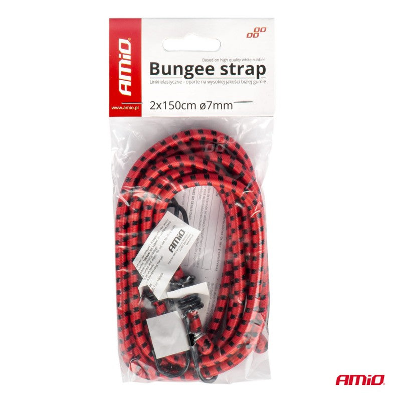 Frânghie elastică 2x150cm o7mm BSTRAP-05 AMIO-01150