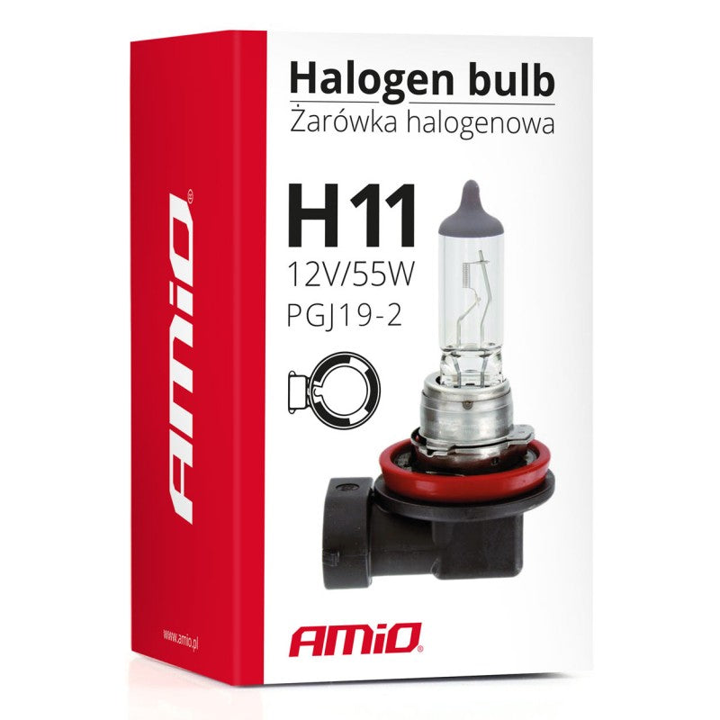 Bec cu halogen H11 12V 55W filtru UV (E8)