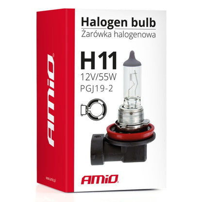 Bec cu halogen H11 12V 55W filtru UV (E8)