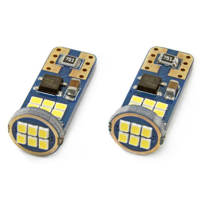 Set 2Becuri LED T10  CANBUS 18SMD UltraBright 2016 T10e W5W Alb 12V 24V AMIO-01292