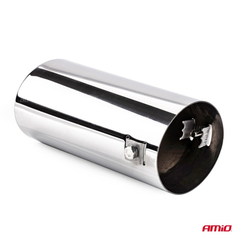 Ornament toba eșapament, universal, oțel inoxidabil, cromat, 58-70mm