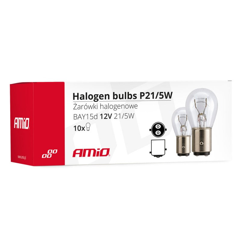 Bec halogen P21/5W BAY15D 12V 21W/5W  (E8) AMIO-01488