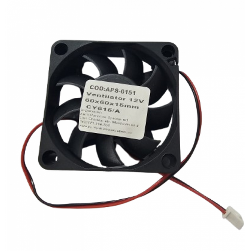 Ventilator 12V 60x60x15mm CY615/A