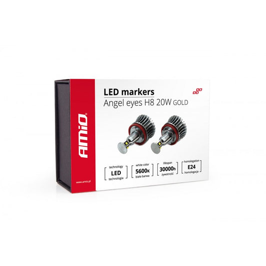 Led Marker BMW E92 X5 X6 X1 H8 20W GOLD AMIO-01543