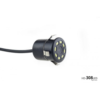 Kit senzori de parcare TFT01 de 4,3" cu cameră HD-308-LED, 4 senzori, negru
