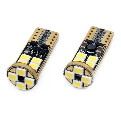 Set 2 becuri auto T10 Canbus 12SMD 2835 T10e (W5W) Alb 12V/24V