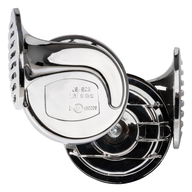 Claxon cromat 12V 2 buc CHR-01