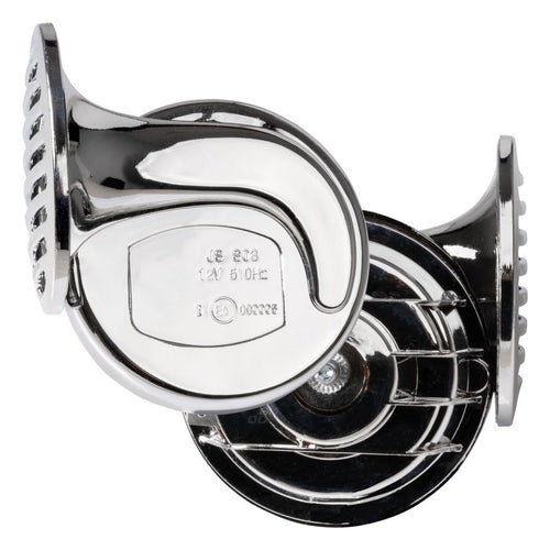 Claxon cromat 12V 2 buc CHR-01