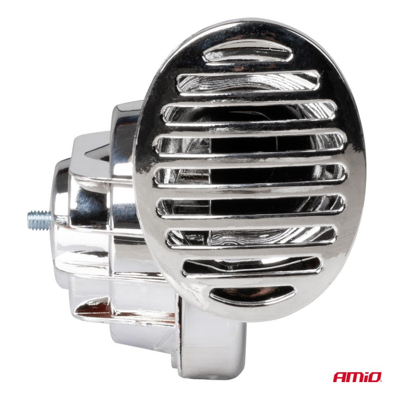 Claxon cromat 12V 2 buc CHR-01