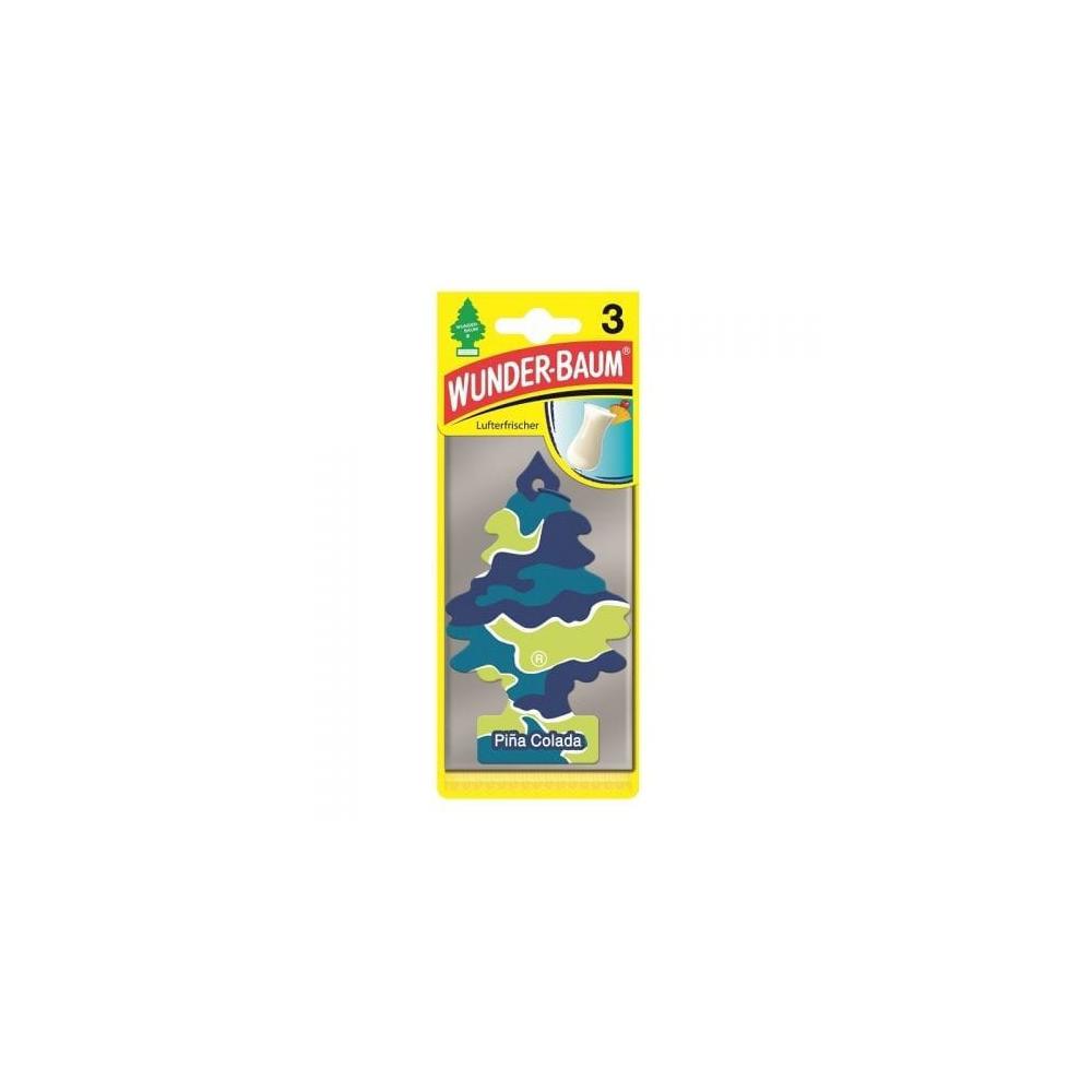 SET 3 BUCATI ODORIZANTE AUTO BRADUT WUNDER-BAUM PINA COLADA