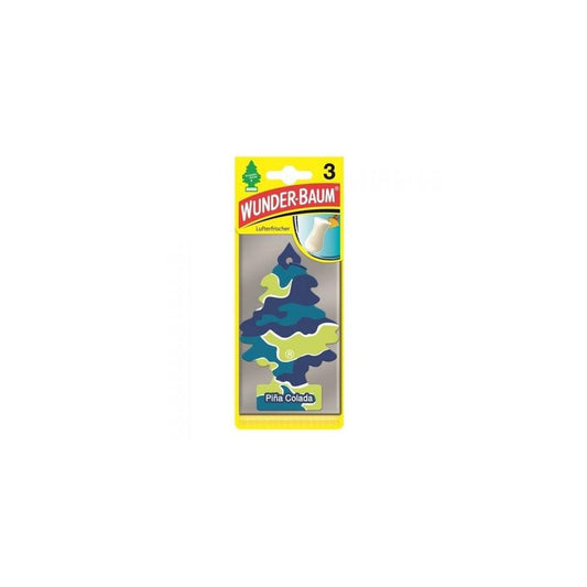 SET 3 BUCATI ODORIZANTE AUTO BRADUT WUNDER-BAUM PINA COLADA