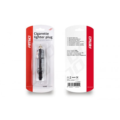 Ștecher EURO, 12/24V, pentru brichetă