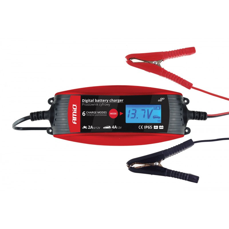 Redresor digital AMiO 6V/12V - 2A/4A - DVL DBC-4A