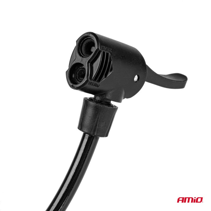 Pompă de picior mini de înaltă presiune cu manometru PU03
