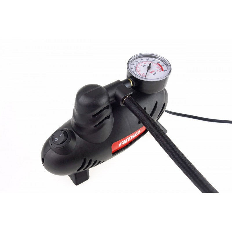 Mini compresor auto, 12V, manometru, compact si usor