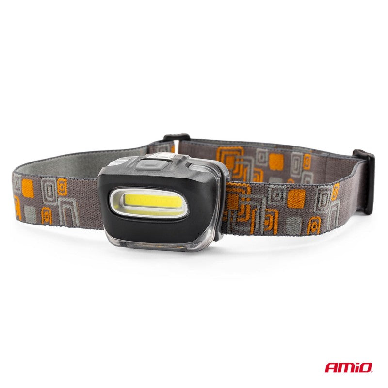 Lampă frontală COB cu baterii 3xAAA 150Flux IPX3
