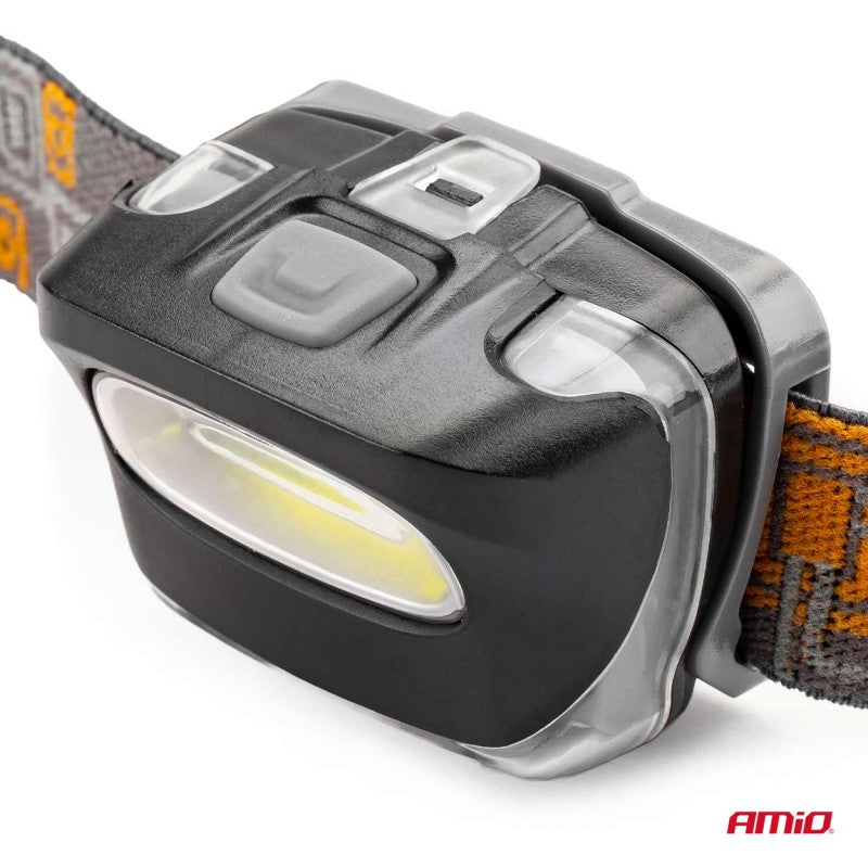 Lampă frontală COB cu baterii 3xAAA 150Flux IPX3