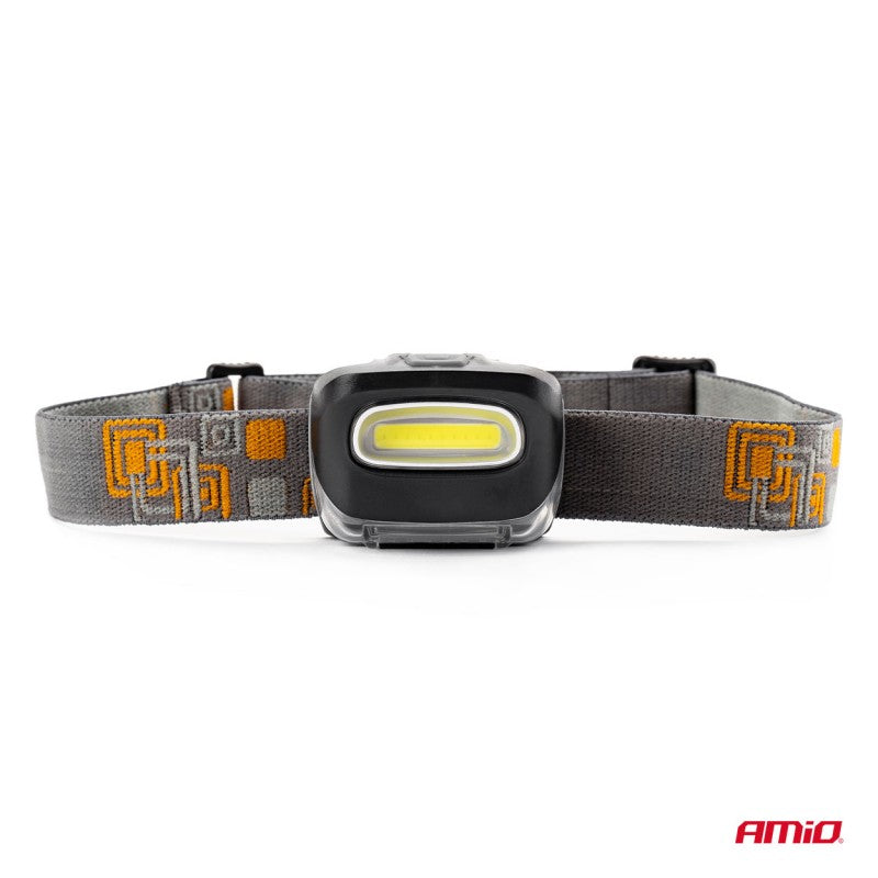 Lampă frontală COB cu baterii 3xAAA 150Flux IPX3