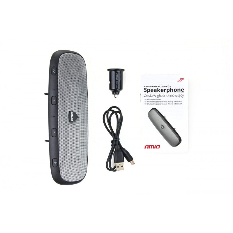 Kit Bluetooth hands-free cu încărcător rapid QC3.0A