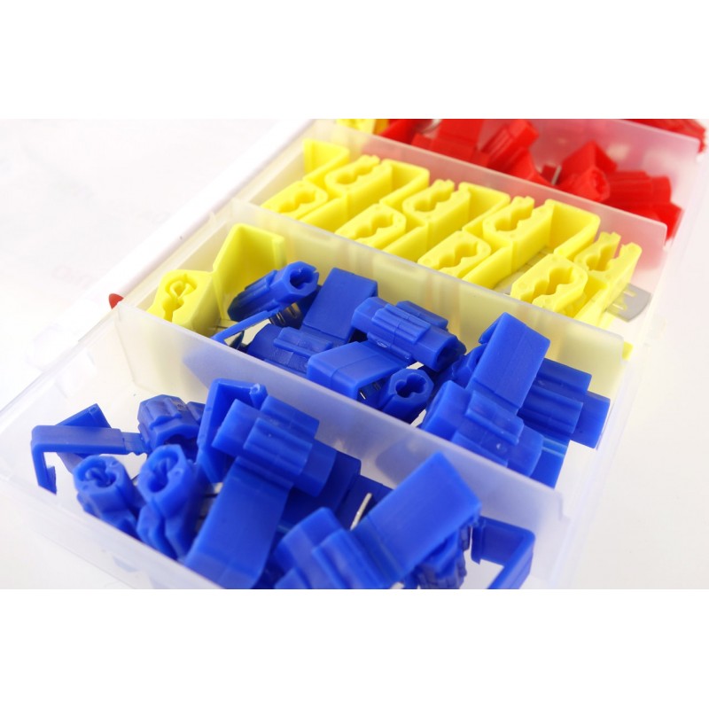 Conectori electrici rapizi, mix, cutie de 50 buc