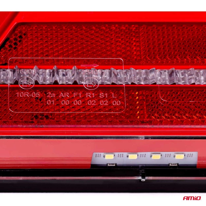 Lampă spate, cu LED, AMiO, RCL-04-R, dinamică, dreapta