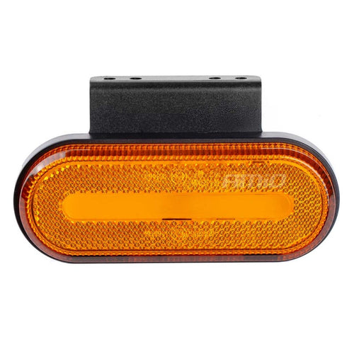 Lampă auto LED OM-01-O oval portocaliu AMIO-02374