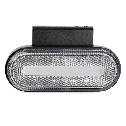 Lampă auto LED OM-01-W ovală albă AMIO-02375