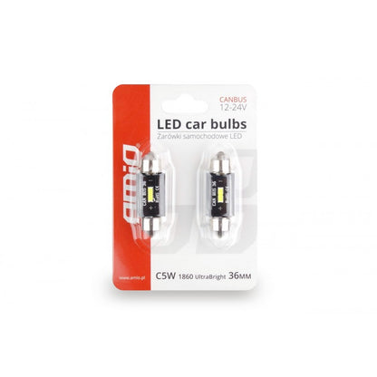 LED SOFIT 1 SMD, 36 MM, CANBUS, 1860, 12/24V, CULOARE ALB