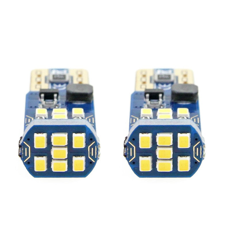 Set 2 Becuri LED T10 CANBUS 21SMD UltraBright 2016 T10 W5W Alb 12V 24V AMIO-02445
