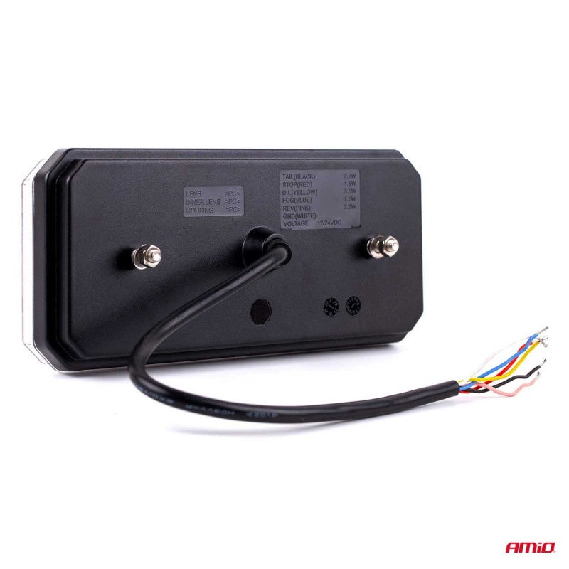 Lampă spate, cu LED, AMiO, RCL-01-R, dinamică, dreapta